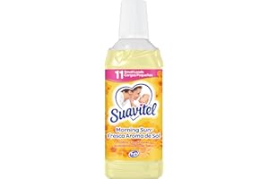 Suavitel Liquid Fabric Conditioner, Laundry Fabric Softener, Morning Sun Scent, 11 oz, Enough Liquid For 11 Small Loads