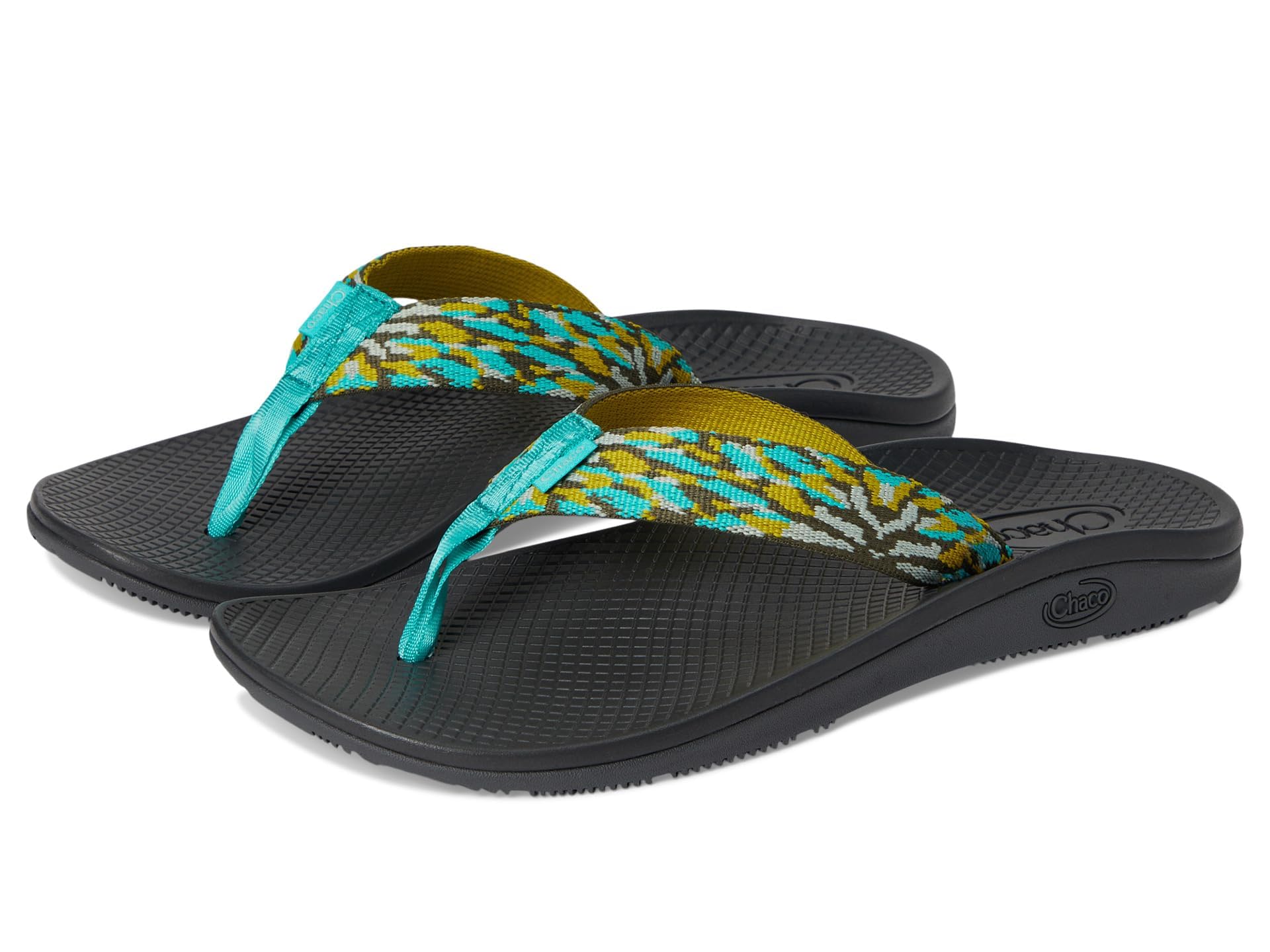 Chaco Women’s Classic FLIP Sandal, Flare Caribbean, 12