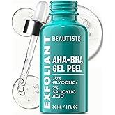 Beautiste 30 DAY MIRACLE AHA 30% + BHA 2% Peeling Solution - Clinical Strength Liquid Exfoliant for Dark Spots, Blackheads & Clogged Pores - Resurfacing Salicylic Acid Serum & Chemical Peel for Face