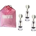 FINEVER Body Vacuum Suction Cup Breastfeeding Mother and Women for Nipp.le Flat Shy and Inverted Nippl.ES Cups (4.1X1.1 Inch, 3, Count)