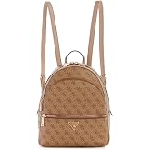 GUESS Womens Manhattan Large Backpack, Latte Logo