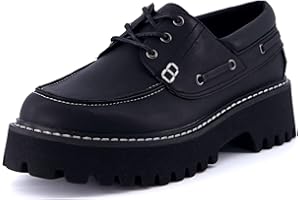 CUSHIONAIRE Women's Beam Chunky Boat Loafer +Memory Foam, Wide Widths Available