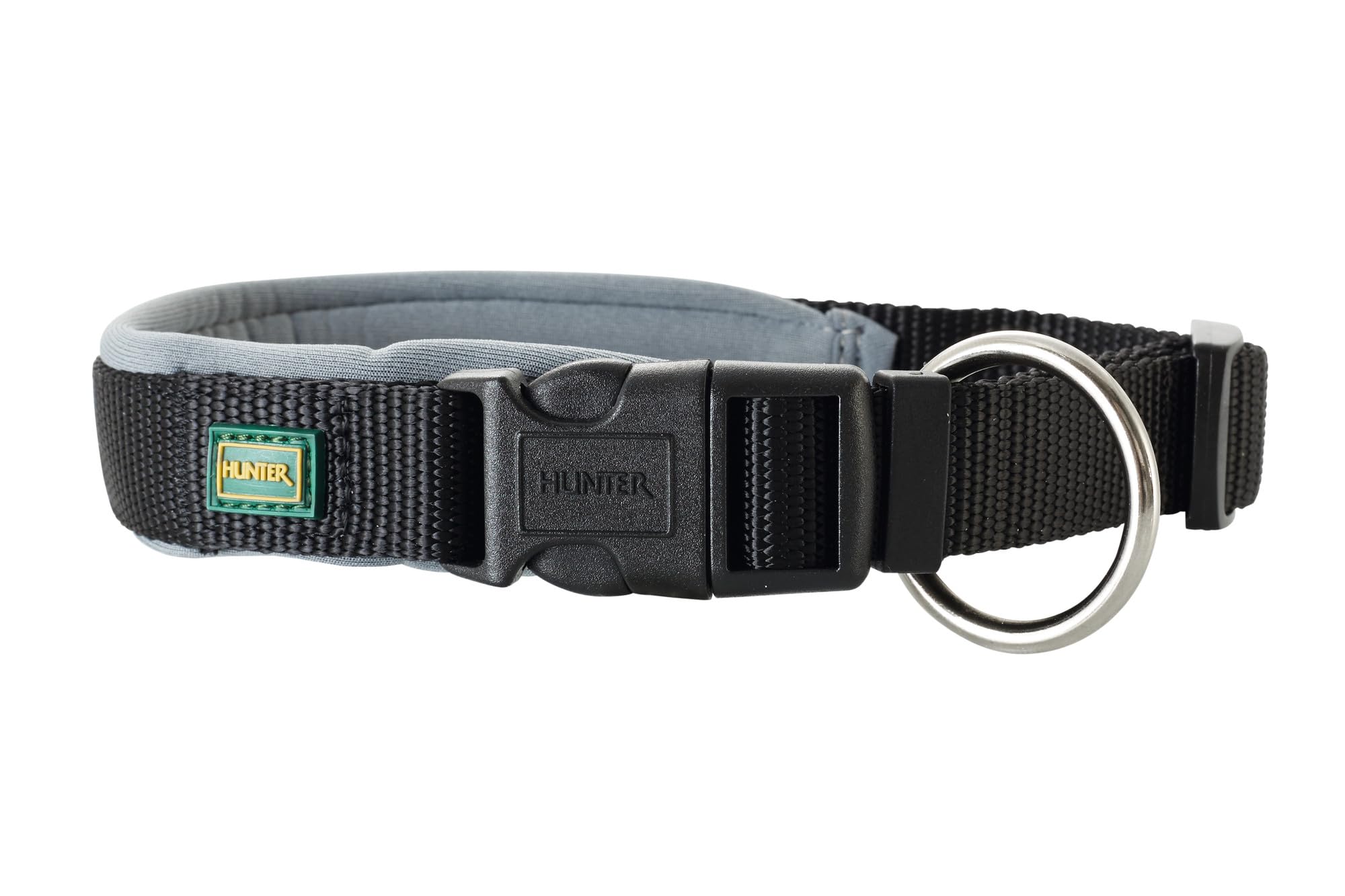 HUNTER Vario Plus Neoprene Collar, 30-35 cm, 20 mm, Black/Grey