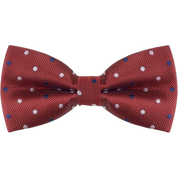 burgundy sequin bow tie