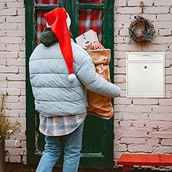 Yaocom Locking Mailbox with Key for Outdoor 12 x