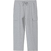 Latuza Women's Petite Cargo Sweatpants Petite Length Straight Leg