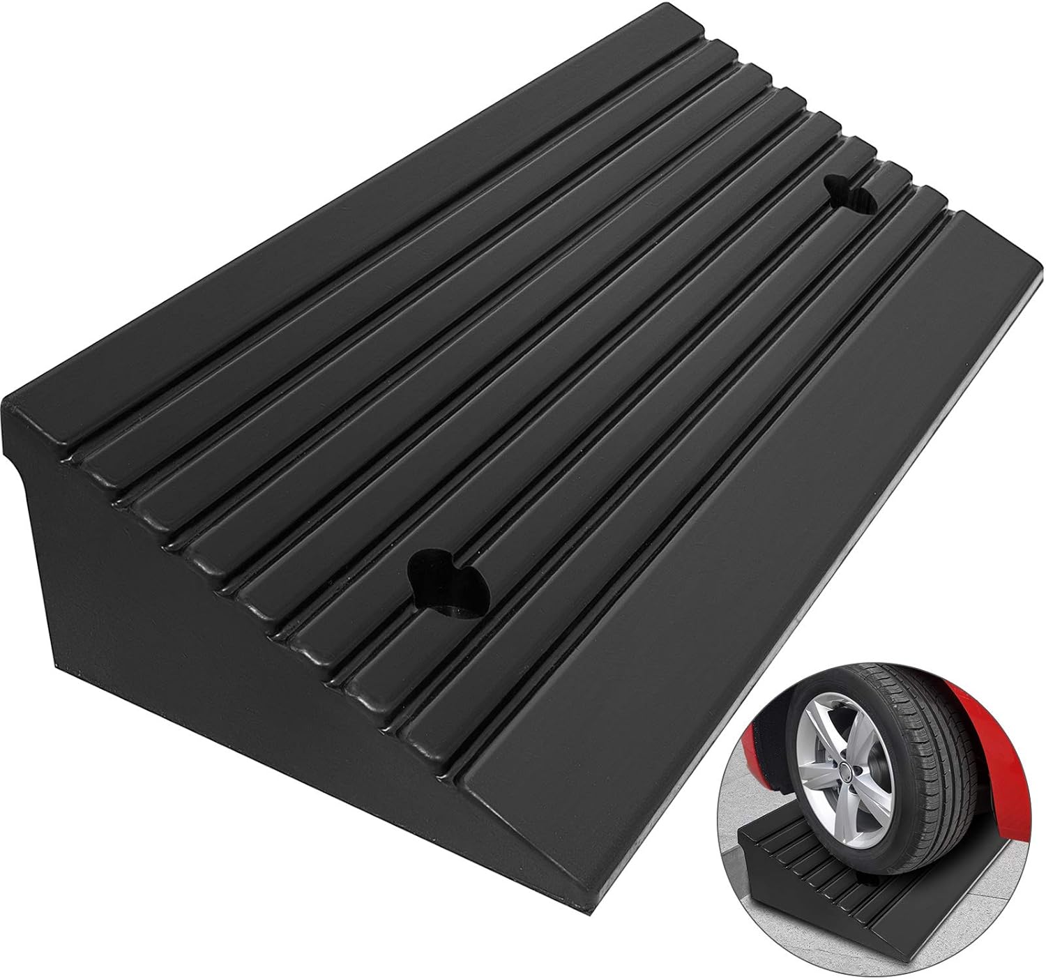 Loading Ramps Rubber Curb Ramps Portable Lightweight Heavy Duty