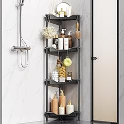 Mystozer Standing Shower Caddy 4 Tier Floor