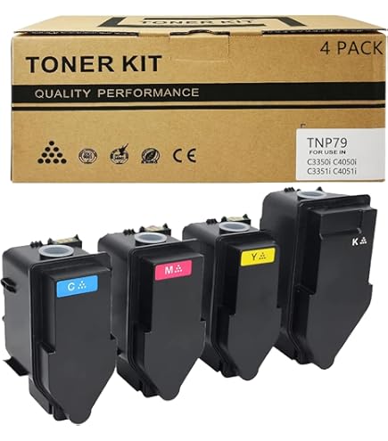 TNP-79 TNP79 Toner Cartridge High Yield TNP79K TNP79C TNP79M TNP79Y Replacement For Konica AAJW430 AAJW330 AAJW230 AAJW130 For Minolta Bizhub C3350i C4050i C3351i C4051i Printer