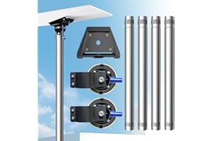 YBERVONT Starlink Gen3 Pole Mount Kit, Starlink RV Mounting Kit with Vacuum Suction Cup Clamp for Starlink Internet Kit Satellite, with Starlink Gen3 Pipe Adapter, Starlink Magnet Mount for Camper/RV/Outdoor