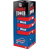 MasterPieces Game Day - NFL Buffalo Bills - Officially Licensed Tumble Tower, Real Wood Blocks