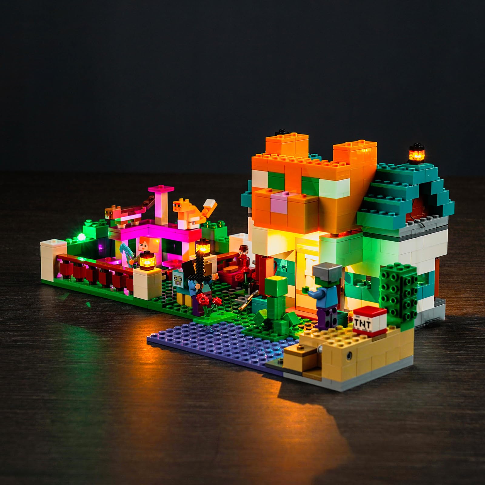 Led Light Kit for Lego Minecraft The Crafting Box 4.0, Led Lighting Set for Lego 21249 Minecraft Crafting Box 4.0 - Not Include Models, Just Light Kit — image 1