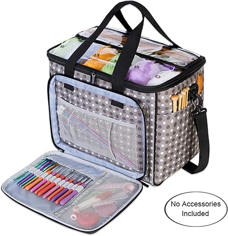tote bag for crochet supplies