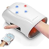 Snailax Hand Massager with Heat and Compression for Arthritis, Carpal Tunnel Finger Numbness, FSA Eligible, Cordless Hand Massager for Palm & Wrist Circulation, Valentines Day Gifts for Her, Him