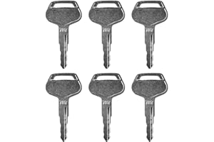 GRADORA 787 Ignition Keys Compatible with Heavy Equipment Koma-tsu Dozer Excavator Kalmar Loader Backhoe Kal-mar Dre-ssta Sa-Kai TR261434 (Pack of 6)