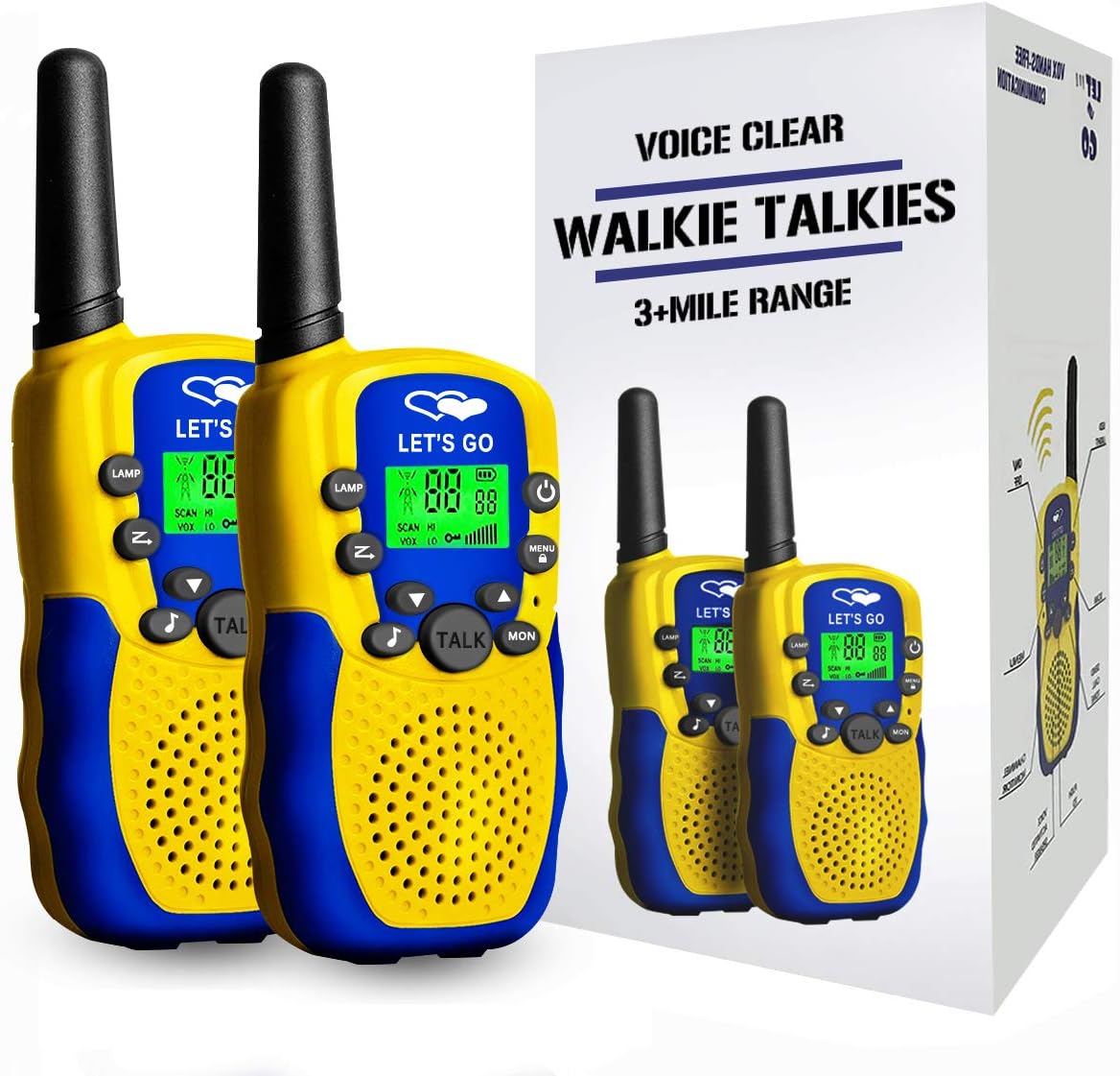 Teaisiy Long Range Walkie Talkies for Kids 388B - Best Gifts PMR446MHz 8 Channels