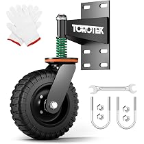 TOROTEK 8inch Gate Wheel, 600lb Capacity Heavy Duty Gate Whe