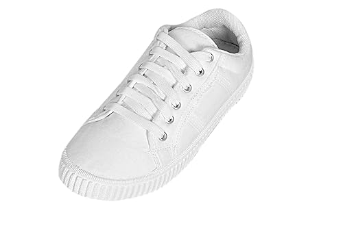 boys white canvas sneakers