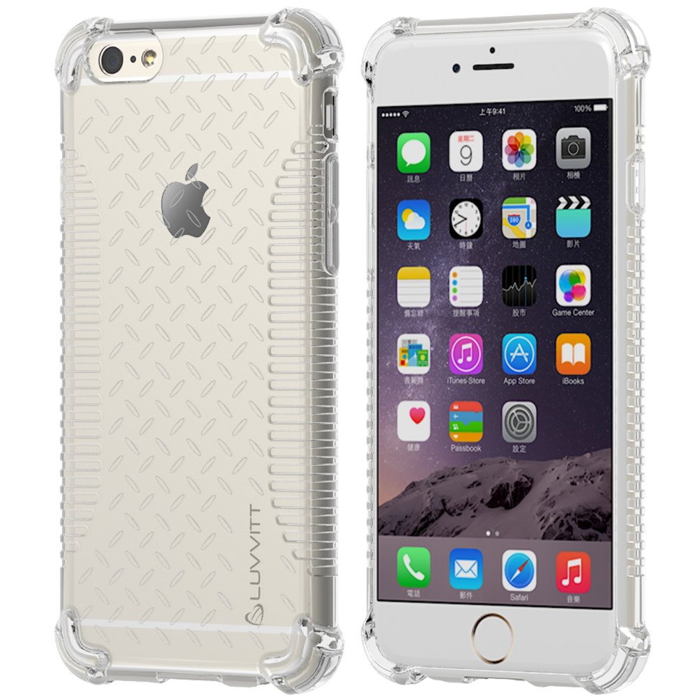 iPhone 6s Case, LUVVITT [Clear Grip] Soft Slim Flexible TPU