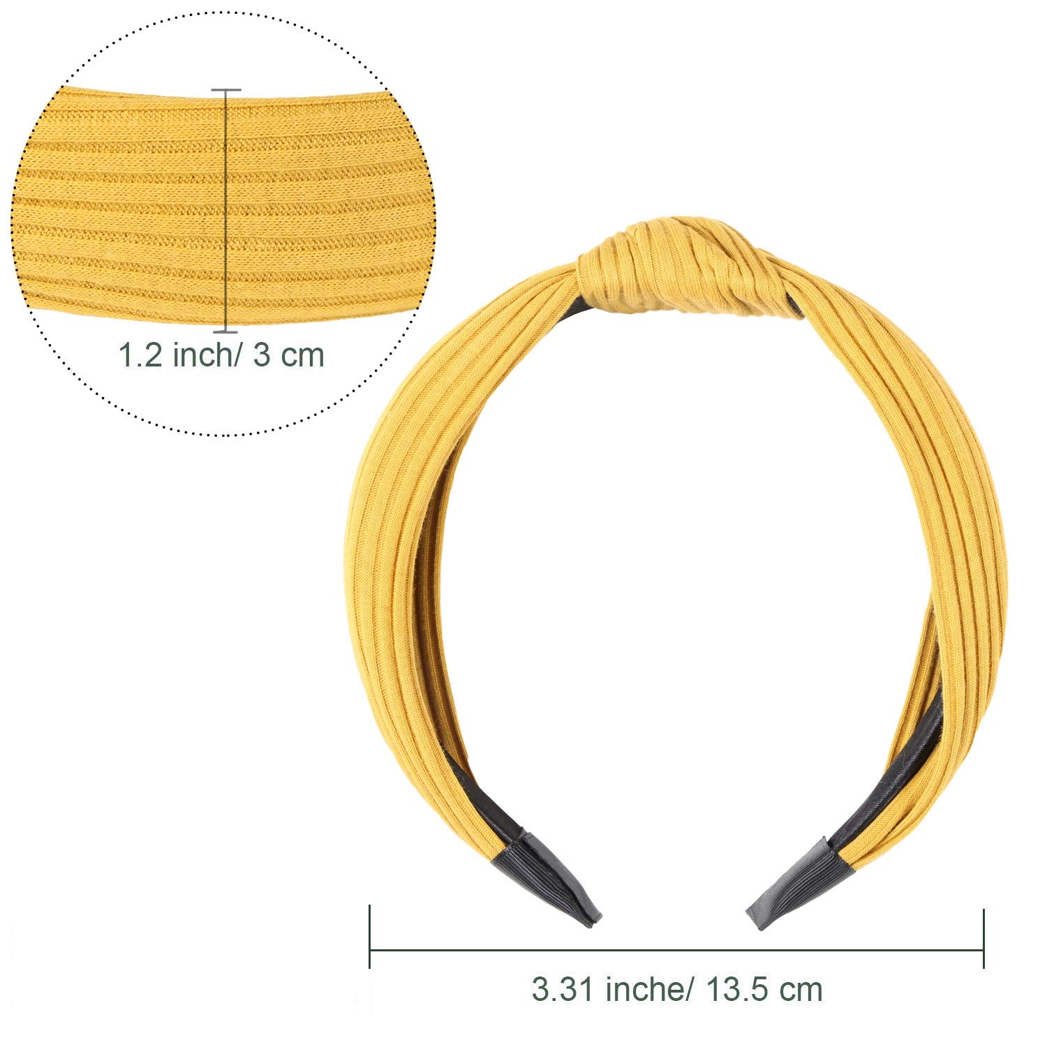 Kisslife 10 Pack Wide Headbands Knot Turban Headband Hair Band Elastic Plain Fashion Hair Accessories for Women and Girls, Children 10 Colors : Beauty