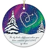 NewEleven Sympathy Gifts for Loss of Loved One - Meaningful Present, Memorial Christmas Ornament for Loss of Mom, Dad - Bereavement Gift Idea from Friend, Family - Christmas Ornaments