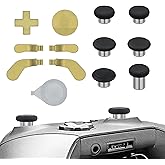 Mcbazel 13 in 1 Metal 6 Swap Thumbsticks Joysticks, 4 Trigger Paddles, 2 D-Pads with Adjustment Tool and Carry Case for Xbox 
