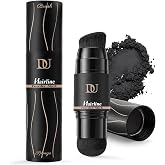 DUcare Hairline Powder Stick - Root Touch Up Powder Water &amp; Sweat Resistant Hair Loss Concealer Set for Thinning Hair with Precision Brush (Black)