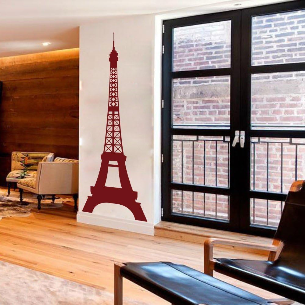 Eiffel Tower Wall Decal Vinyl Eiffel Tower Wall Sticker Paris Skyline