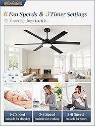 Fanbulous 60 Inch Ceiling Fans with Lights and