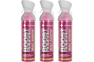 Boost Oxygen Large Balance Pink Grapefruit Aroma 10 Liter Canister | All-Natural Resiratory Support for Aerobic Recovery, Altitude, Performance and Health (3 Pack)
