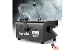 Fog Machine, HAKUTA Smoke Machine with Wireless Remote & Automatic Spray Function, Great for Halloween, Christmas, Wedding, P