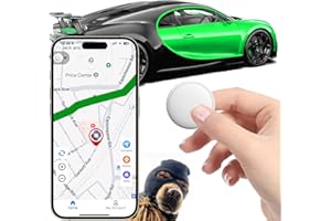 QUVJD Mini GPS Tracker for Vehicles, Cars, Kids, Pets & Personal Items | Real-Time Tracking | No Monthly Fee or Subscription | Magnetic GPS Device with Long Standby, App Control & Waterproof Design