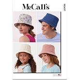 McCall's M8497 Children's, Teens' and Adults' Bucket Hat Sewing Pattern