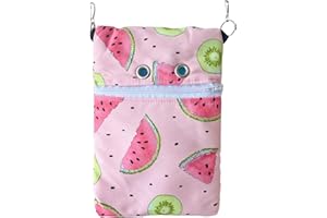 YMID SELECT Waterproof composite Fabric Sugar Glider Bonding Carry Pouch Portable Small Animal Carrier Bag Small Animal Bonding Crossbody Strap for Hamster Rat Gerbil Other Small Pet Sleeping Bag With Vent (Pink)