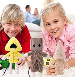 Goulegu Little Nightmares 2 Plush Toy 3pcs, Little