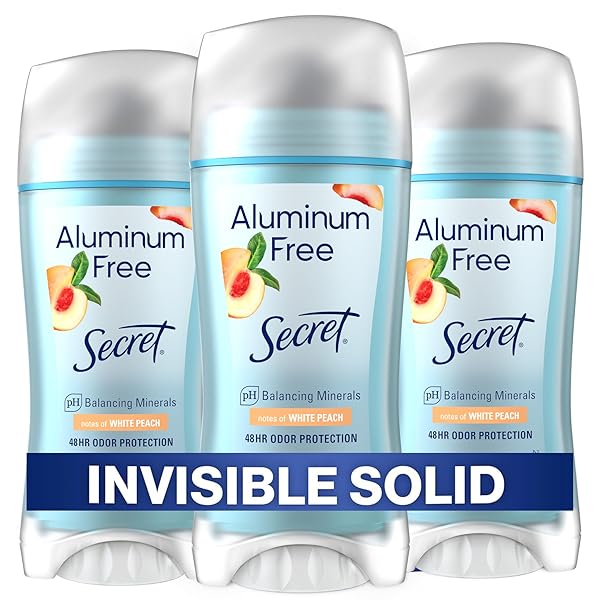 SECRET ALUMINUM FREE DEODORANT FOR WOMEN, 48HR ODOR...