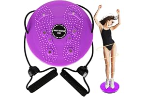 Lowyig Waist Whisper Disc Ab Twister Board for Exercise Body Shaping Waist Twisting Disc for Slimming and Strengthening & Stomach Exercise Equipment Ab Twist Waist Disc Board Waistwhisper(Purple)