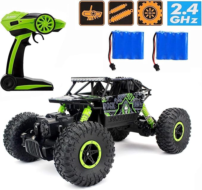 Remote Control Monster Truck,CrossRace 4WD Remote Control Car,118