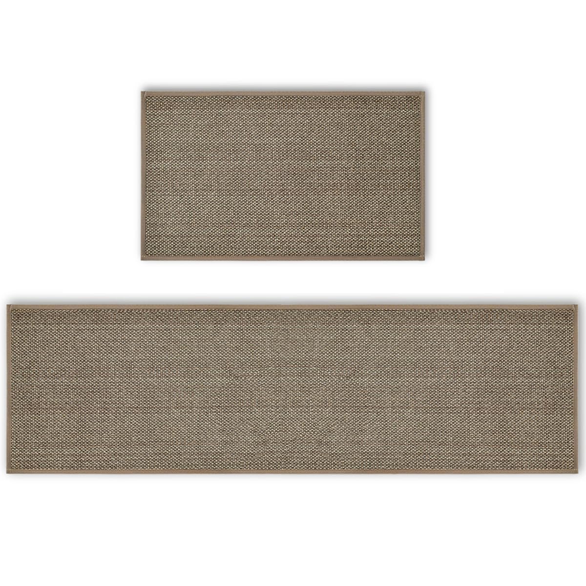 Photo 1 of Artoid Mode Washable Non-Skid Rubber Kitchen Rugs and Mats Set of 2, Rubber Backing Kitchen Mats for Floor Kitchen Front of Sink Home Decor - 17x29 and 17x60 Inch