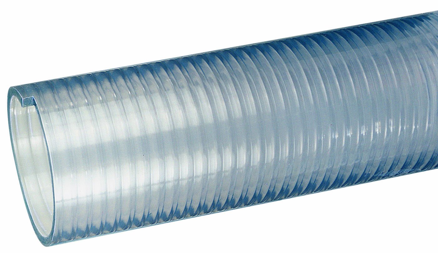 Tigerflex FT Series Heavy Duty Food Grade PVC Suction Hose, 115 PSI Max