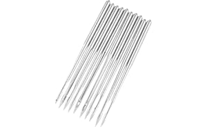 HICELLO 10Pcs DB*1 Industrial Sewing Machine Needles for JUKI DDL-555 Singer Brother,Size:14/90