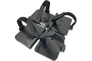 LEAFGREEN SOLUTIONS LLC Universal power supply/brick wall or cabinet mount bracket (BULK Qty: 4) - Black Med