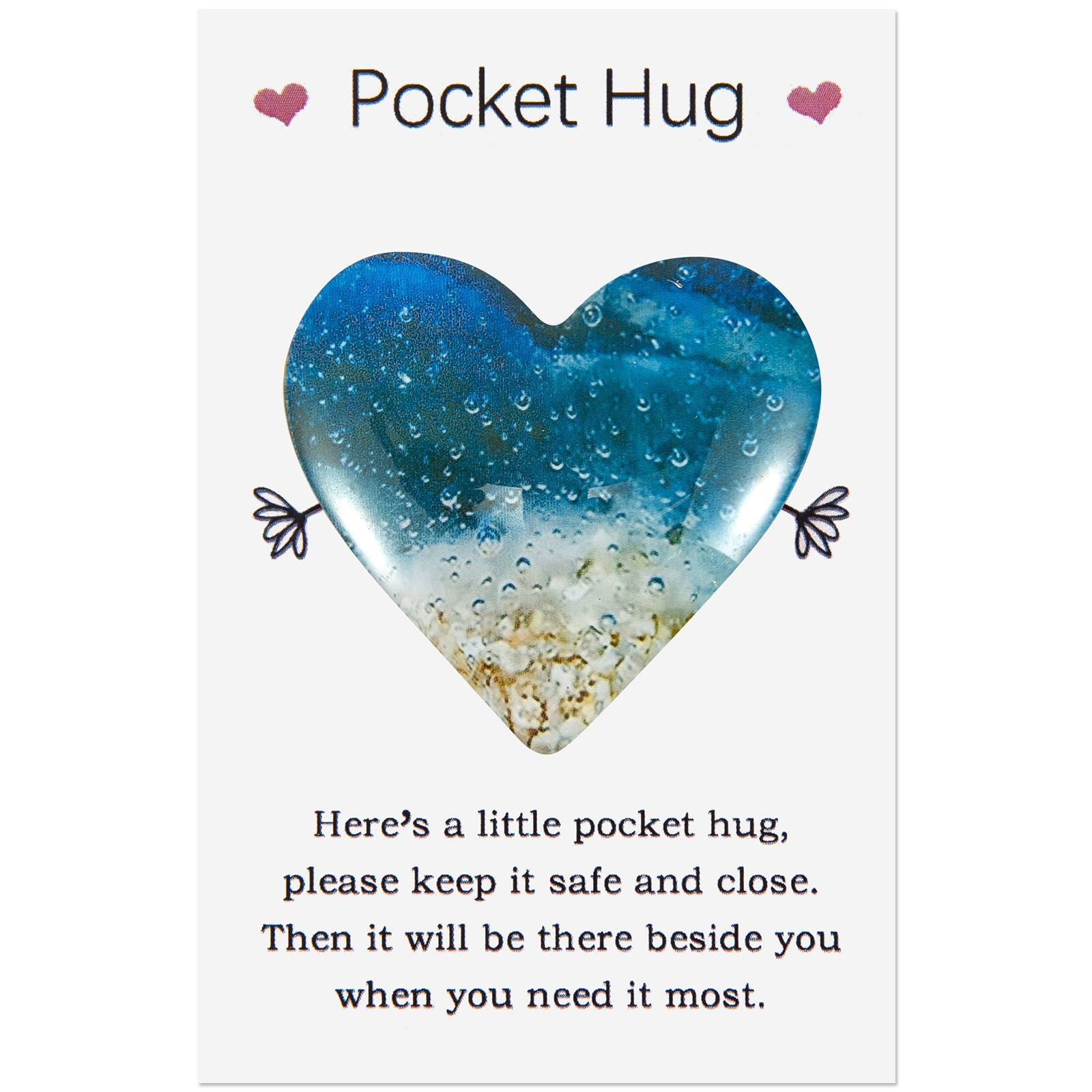 Pocket Hugs Heart(Blue)