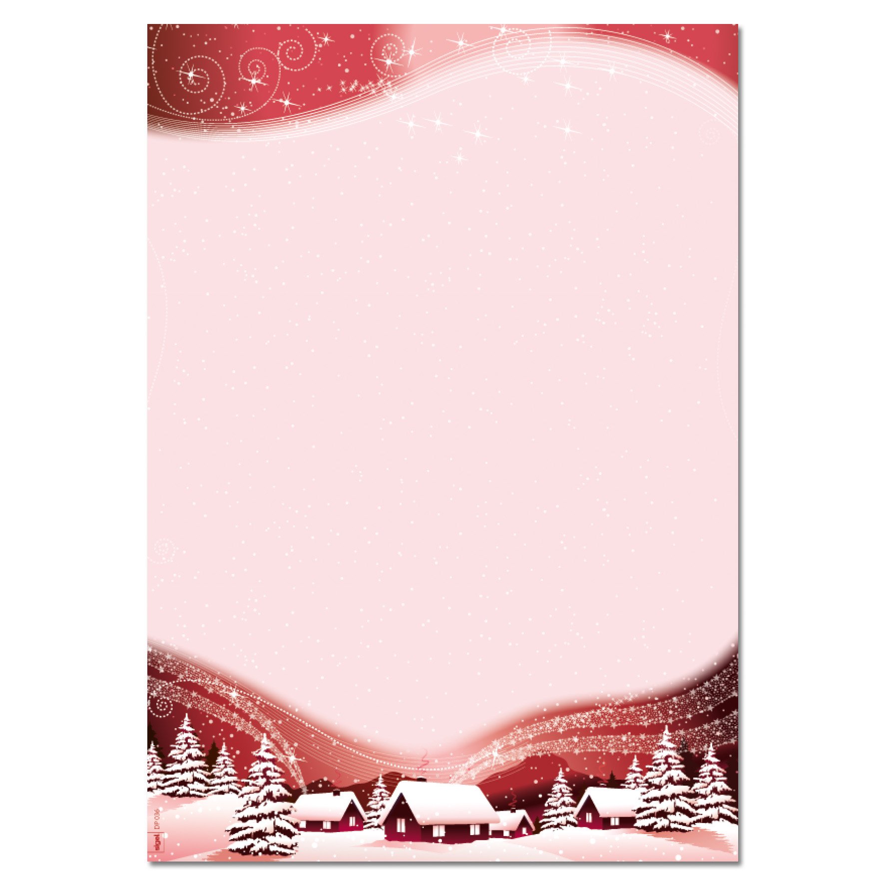 SIGEL DP036 Christmas writing paper "Silent Night", A4, 90 gsm, 100 sheets