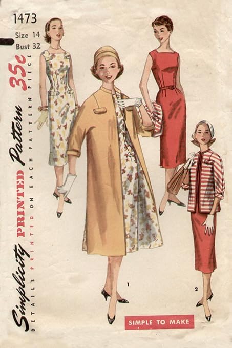 sheath dress with matching coat