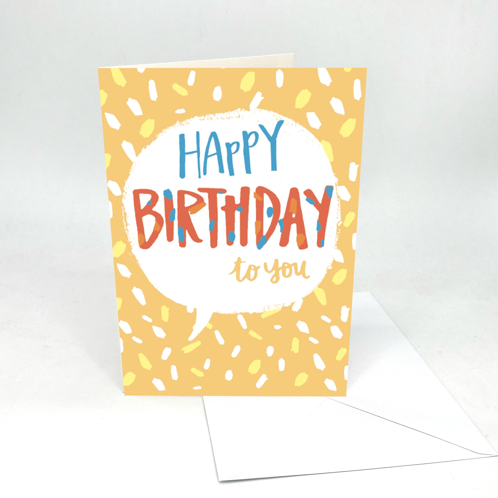 Birthday Audio Card | Record Your Own 30 second Message | A5 size | Design: Birthday Speech Cover