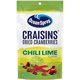 Ocean Spray&reg; Craisins&reg; Sweetened Dried Cranberries, Chili Lime, 6oz Pouch (Pack of 8)