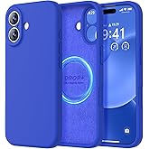 LOVE 3000 Designed for iPhone 17 Case, Premium Silicone [Compatible with Magsafe][Soft Anti-Scratch Microfiber Lining] Shockproof Protective Phone Case for Men Women 6.3", Klein Blue