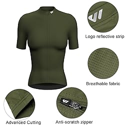 Wulibike Cycling Jersey Women Short Sleeve,Bike