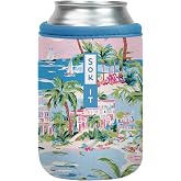 Sok It CanSok Sleeve for Beer &amp; Soda Insulated Neoprene Cover (Beachside Bliss, 12oz Can Sleeve)